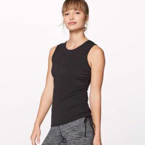 Lululemon Black Cinch It Tank - Size 6